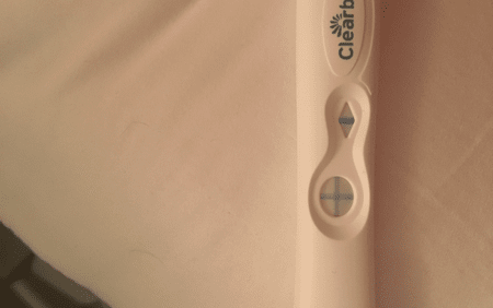 Positive preg test