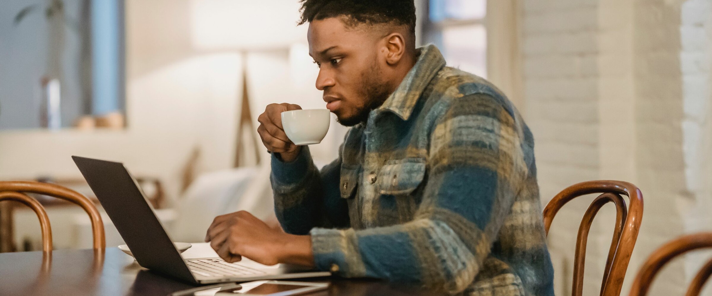 man on laptop